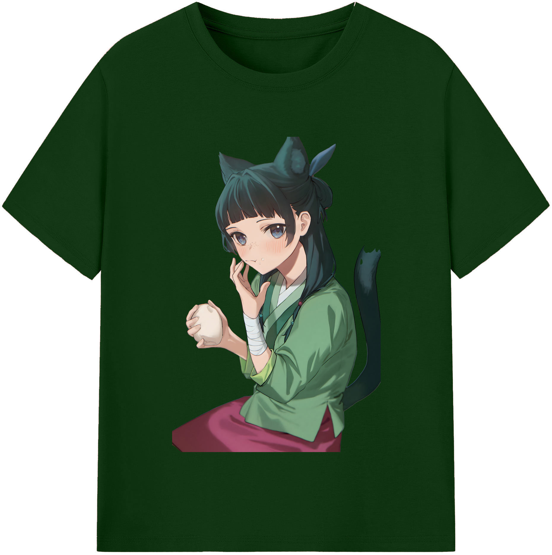 （画像用） 薬屋のひとりごと The Apothecary Diaries 綿100％半袖Tシャツ（フロントプリント）